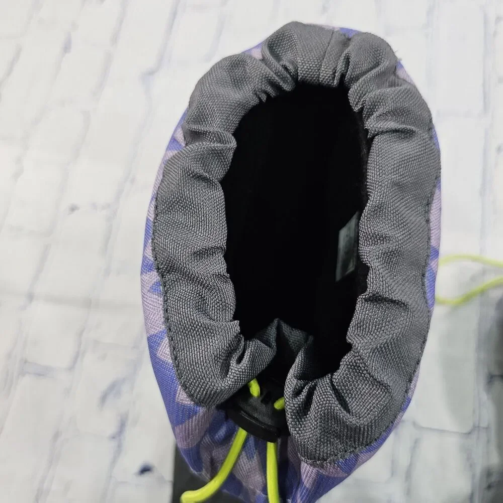 Columbia WOMENS YOUTH SZ 6 Powderbug Plus II Print Snow Boot Waterproof Purple - Picture 5 of 11